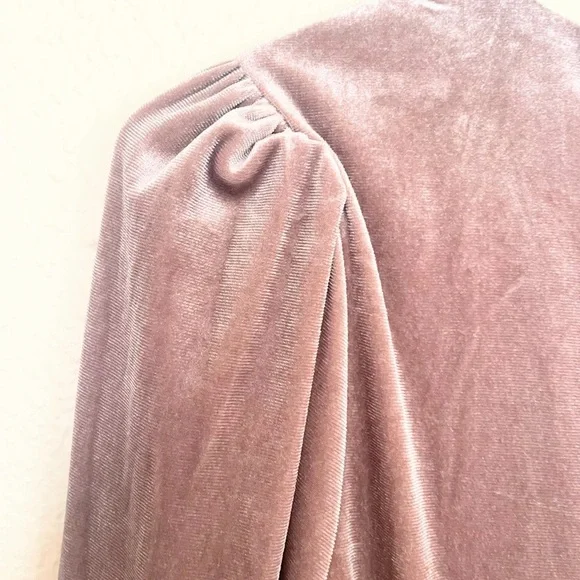 Baltic Born Erika Velvet Maxi Dress Romantic Mauve Size M - Picture 2 of 11